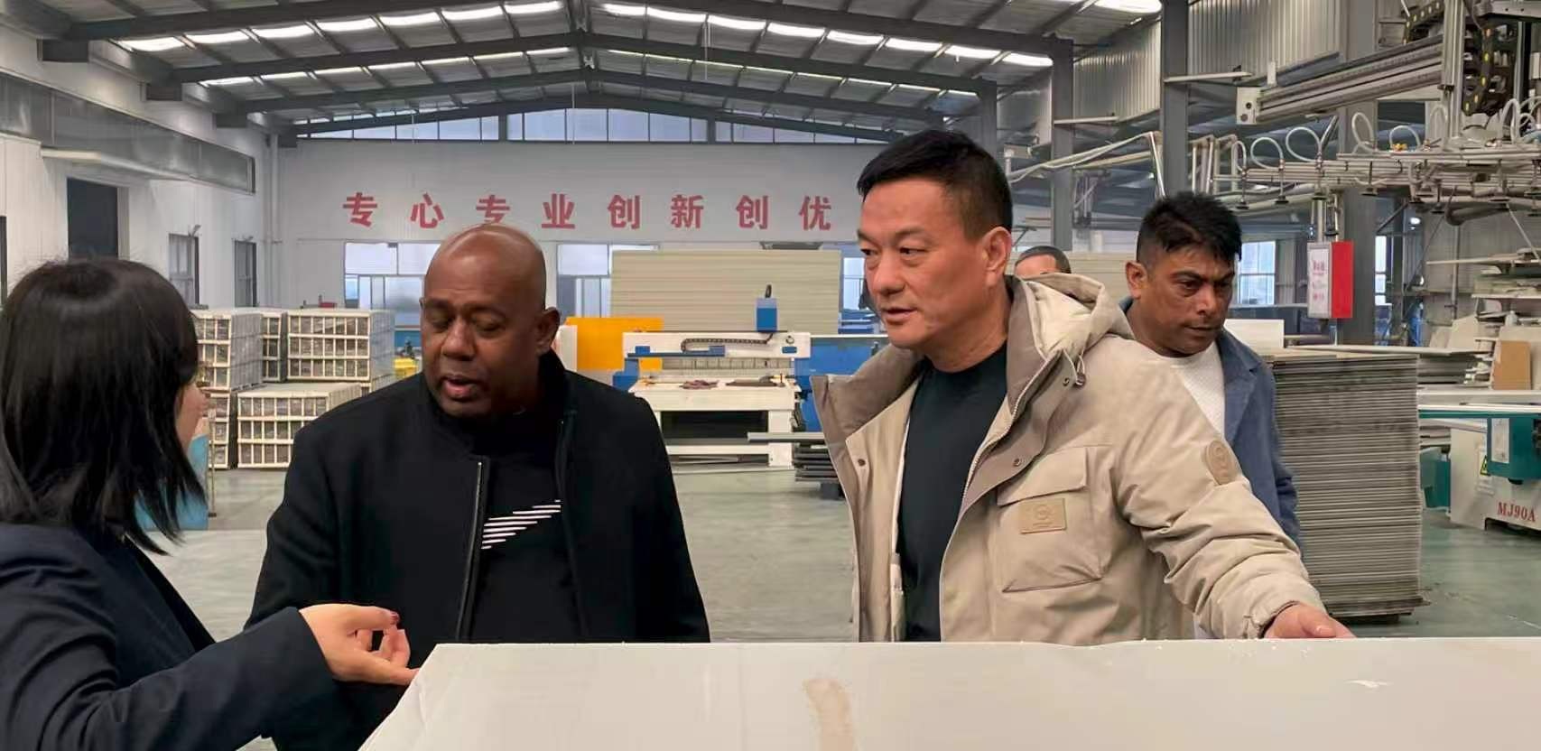 Overseas customer factory inspection